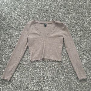 Wild fable long sleeve tee size small